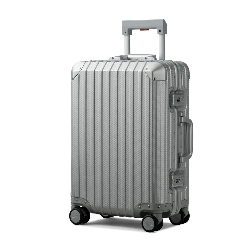 Treva Suitcase Aluminum Silver